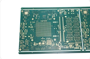 Part of the 22-layer back-drilled substrate